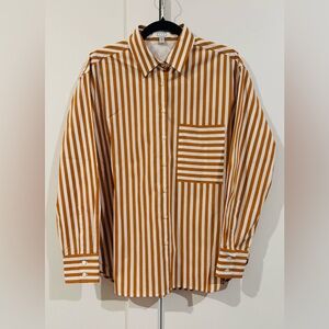 AYR The Deep End Button Down Shirt size large